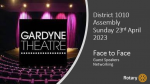 District 1010 Assembly - Gardyne Theatre Dundee Sunday    23rd April 2023